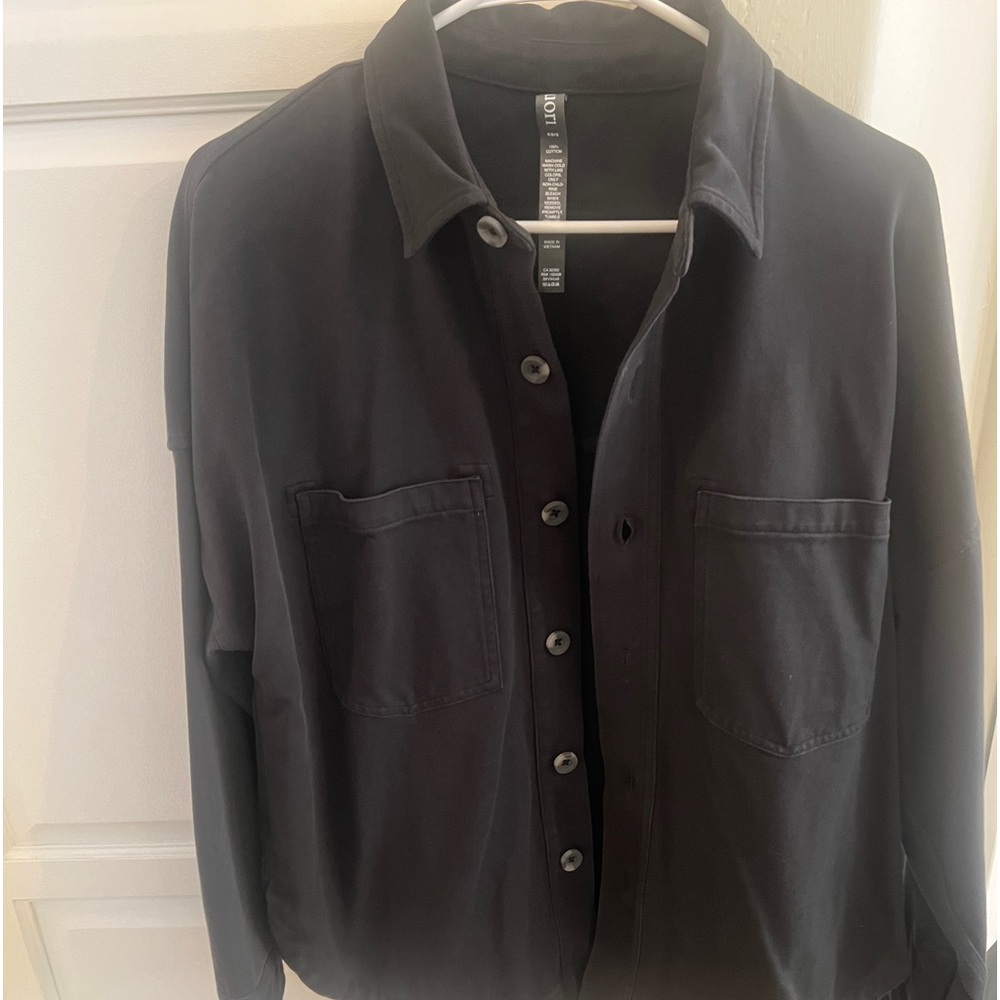 Vuori Mackenzie Black Button-Up  Shirt Jacket XS/S